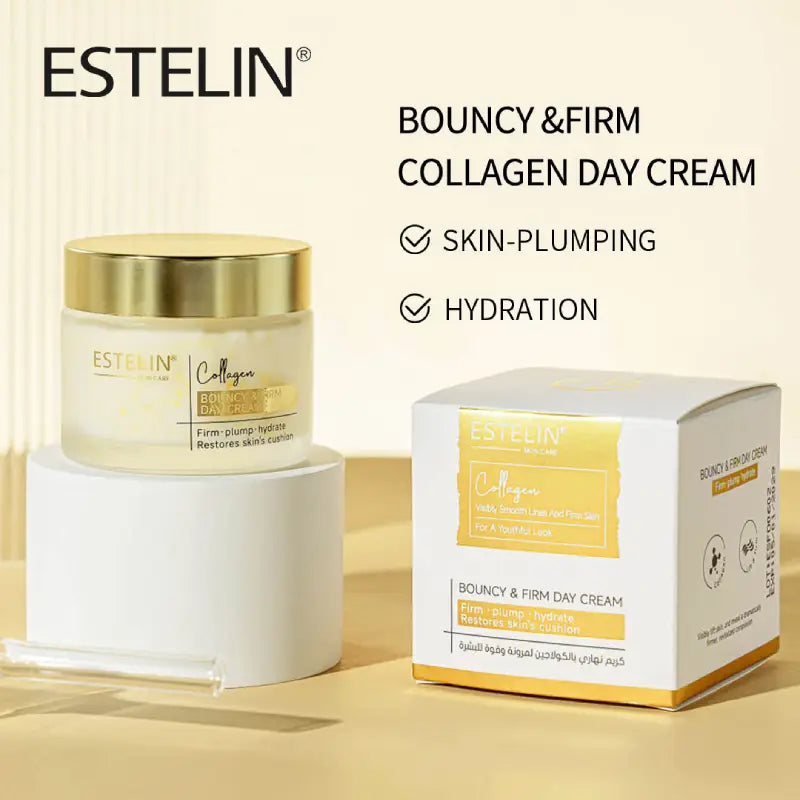 Estelin Collagen Bouncy & Firm Day Cream - 50g
