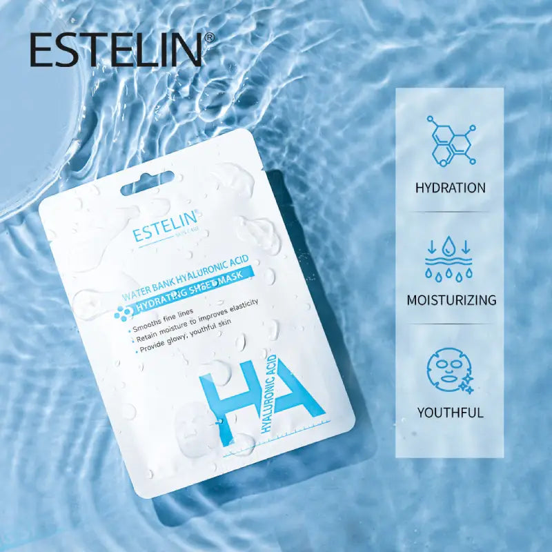 Estelin Water Bank Hyaluronic Acid Hydrating Sheet Mask - 25g