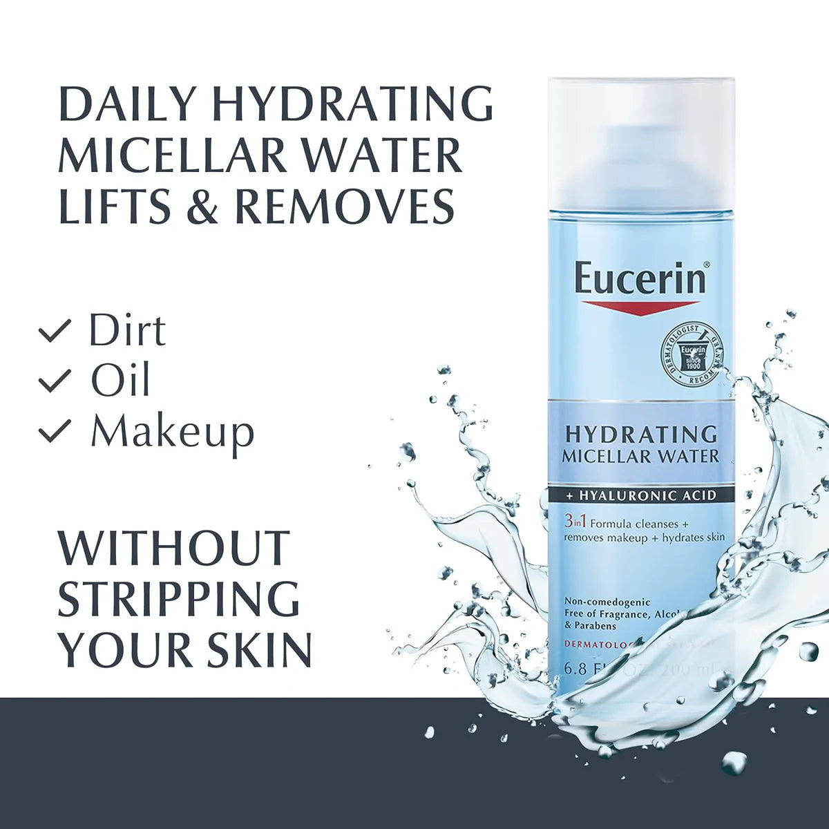 Eucerin Hydrating 3-in-1 Micellar Water 200ml