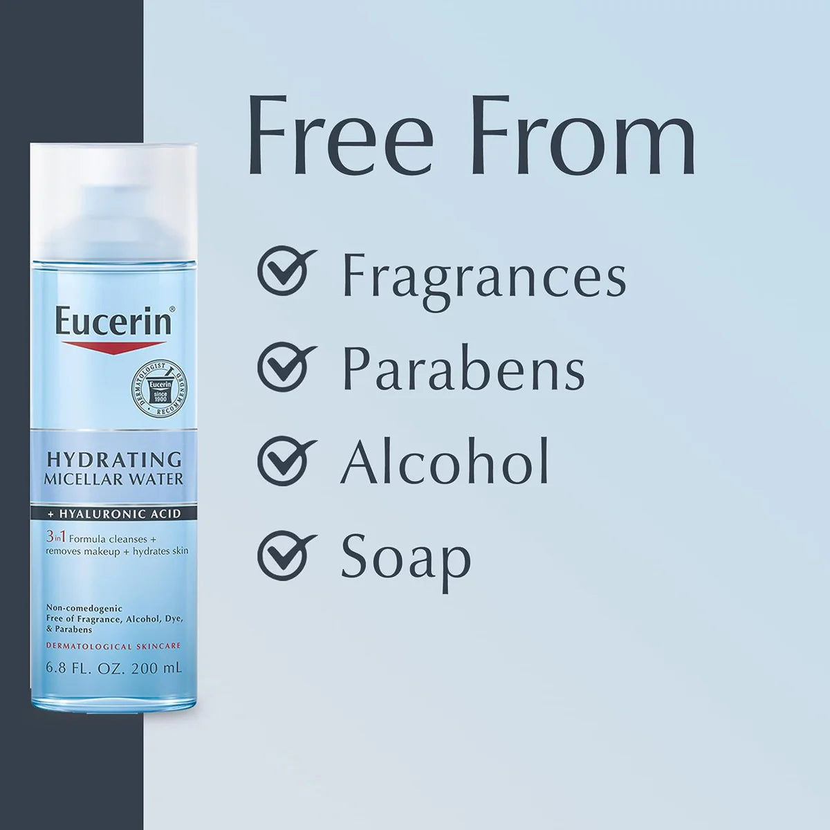 Eucerin Hydrating 3-in-1 Micellar Water 200ml