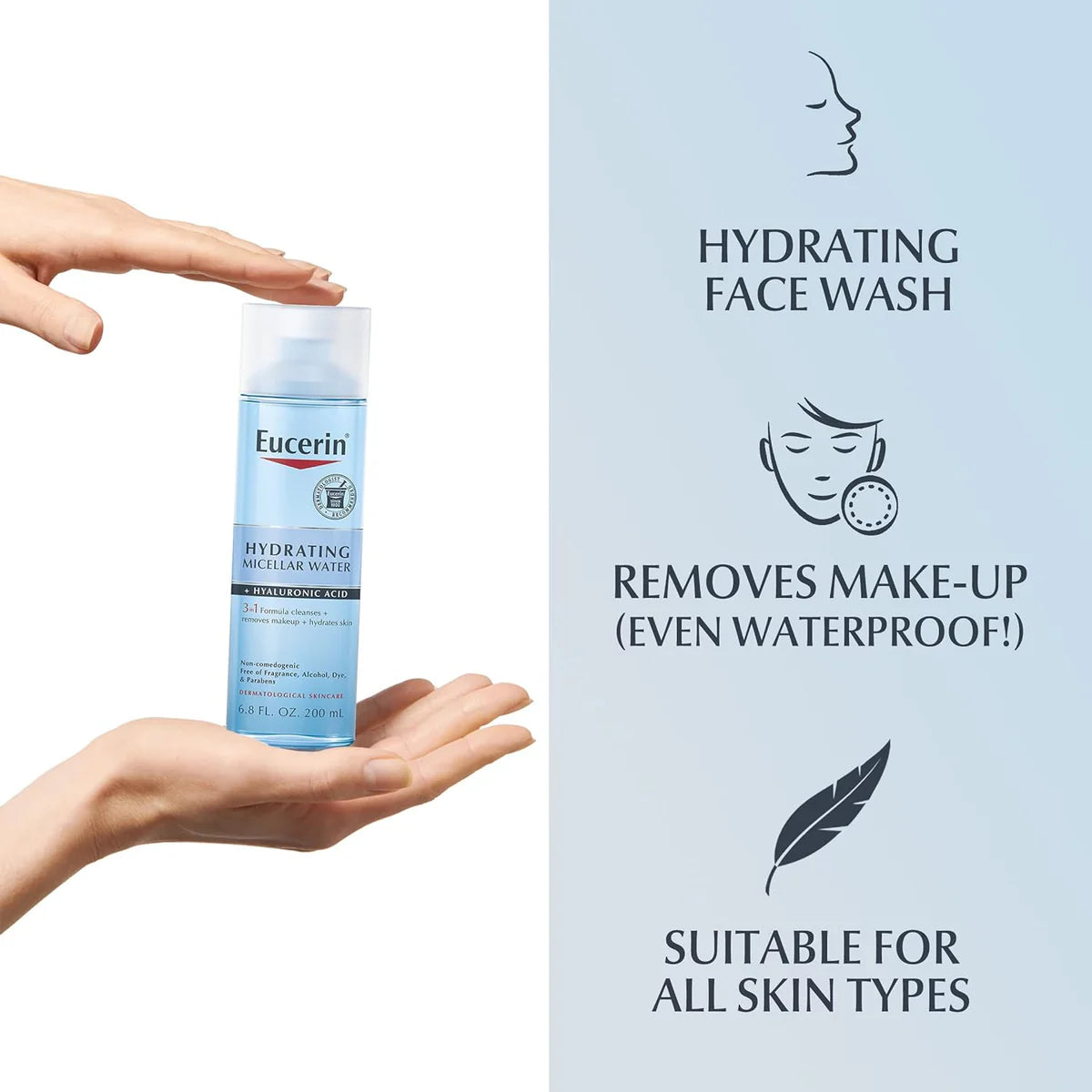 Eucerin Hydrating 3-in-1 Micellar Water 200ml