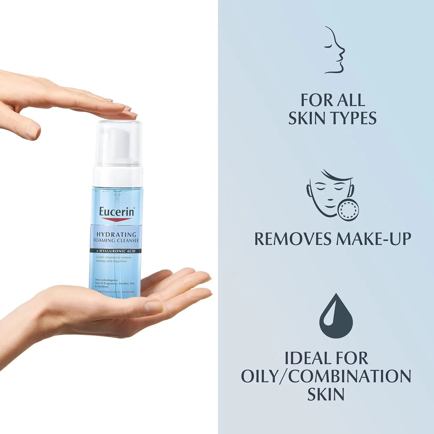 Eucerin Hydrating Foaming Cleanser 150ml