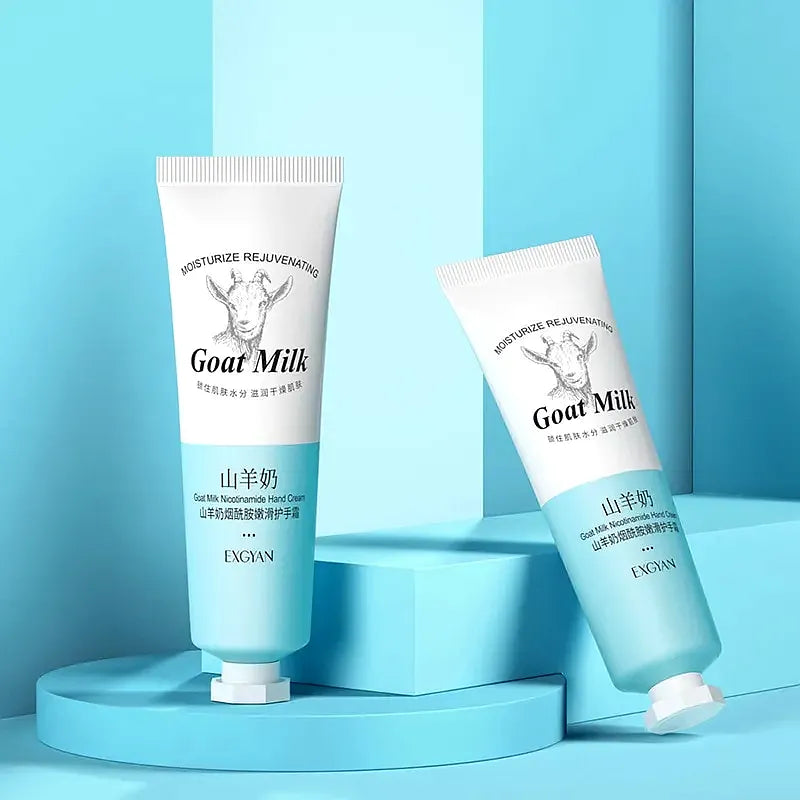 Exgyan - Long Lasting Moisturizing Goat Milk Smooth Hand Cream - 30g