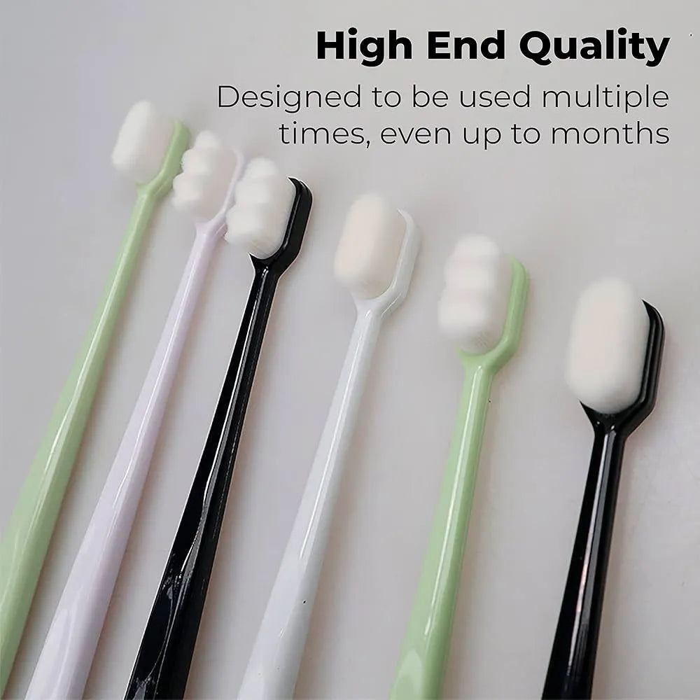 Extra Soft Toothbrushes for Sensitive Gums with Micro Nano Bristle each
