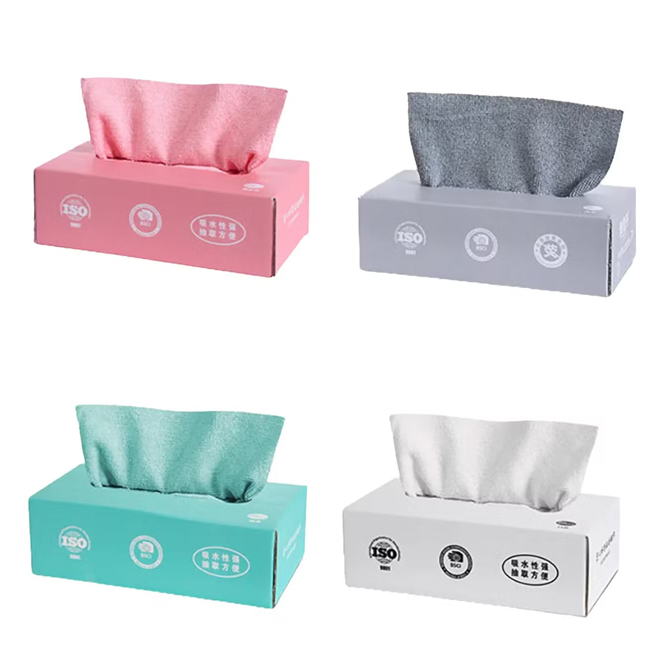 20 pcs Microfiber Cleaning Cloth with Box