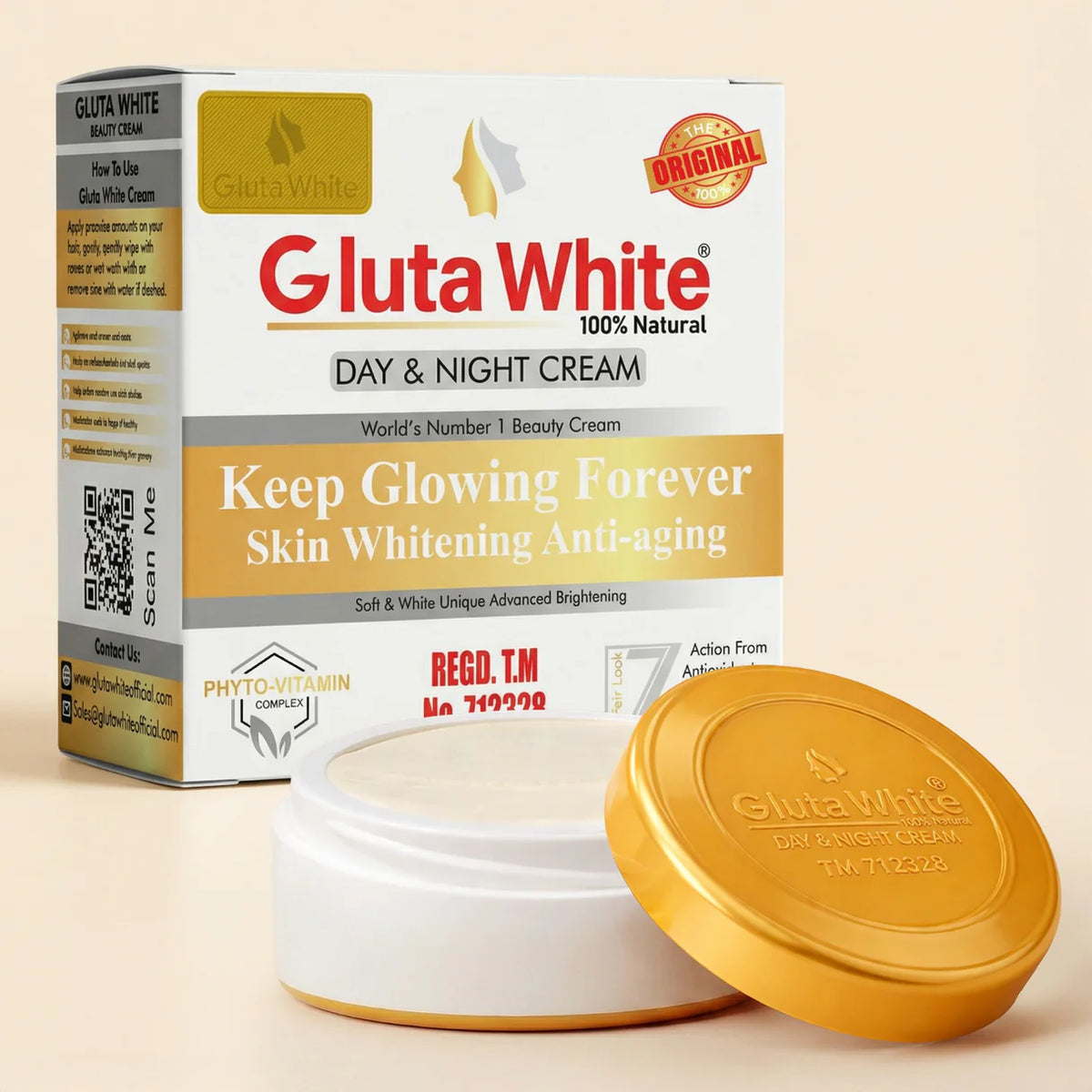 Gluta White Day & Night Cream Dark Spot & Pigmentation Care - 30g