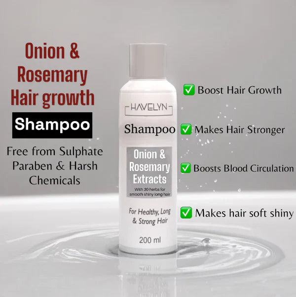 Havelyn Onion & Rosemary Hair Shampoo - 200ml