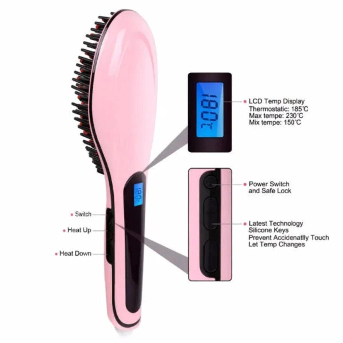 Marske Professional Electric Hair Straightening Brush