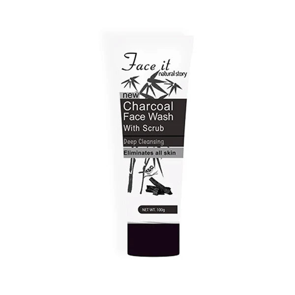 Face It New Charcoal Face Wash With Scrub 100g