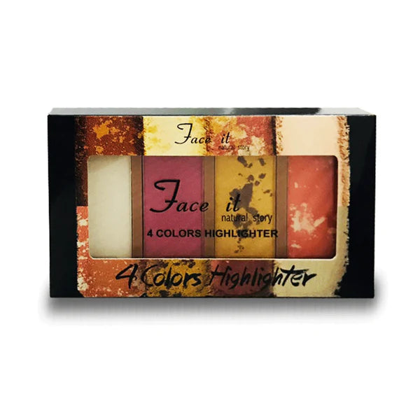 Face it 4 Shades Highlighter Palette