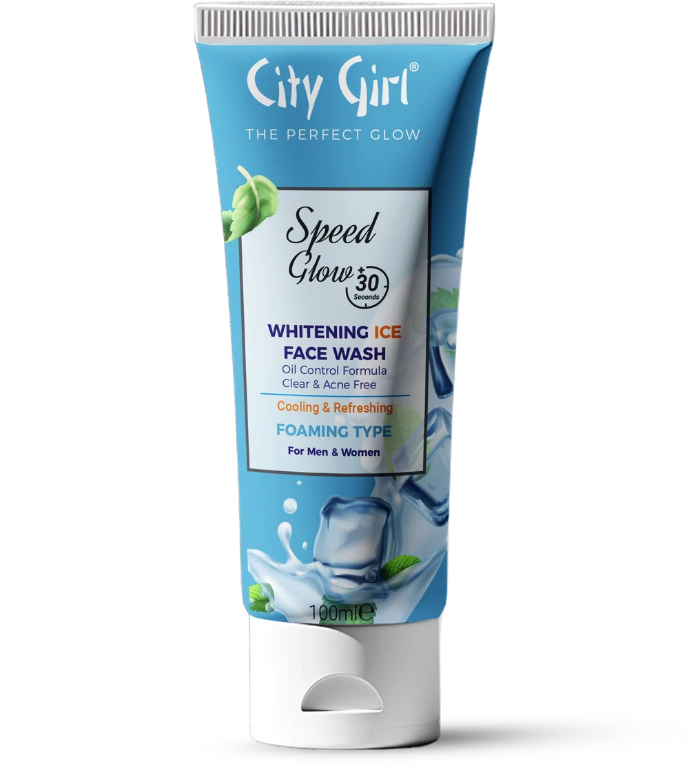 City Girl ICE Whitening Face wash - 100g
