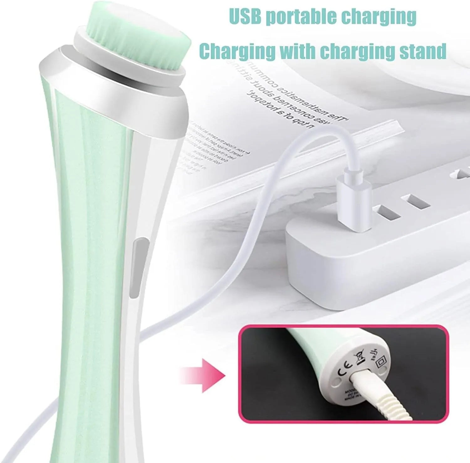 4 in 1 Facial Cleansing Brush