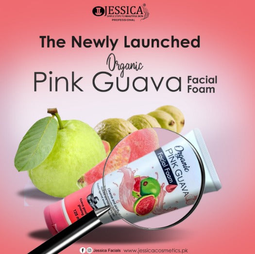 Jessica Organic Pink Guava Facial Foam - 125ml