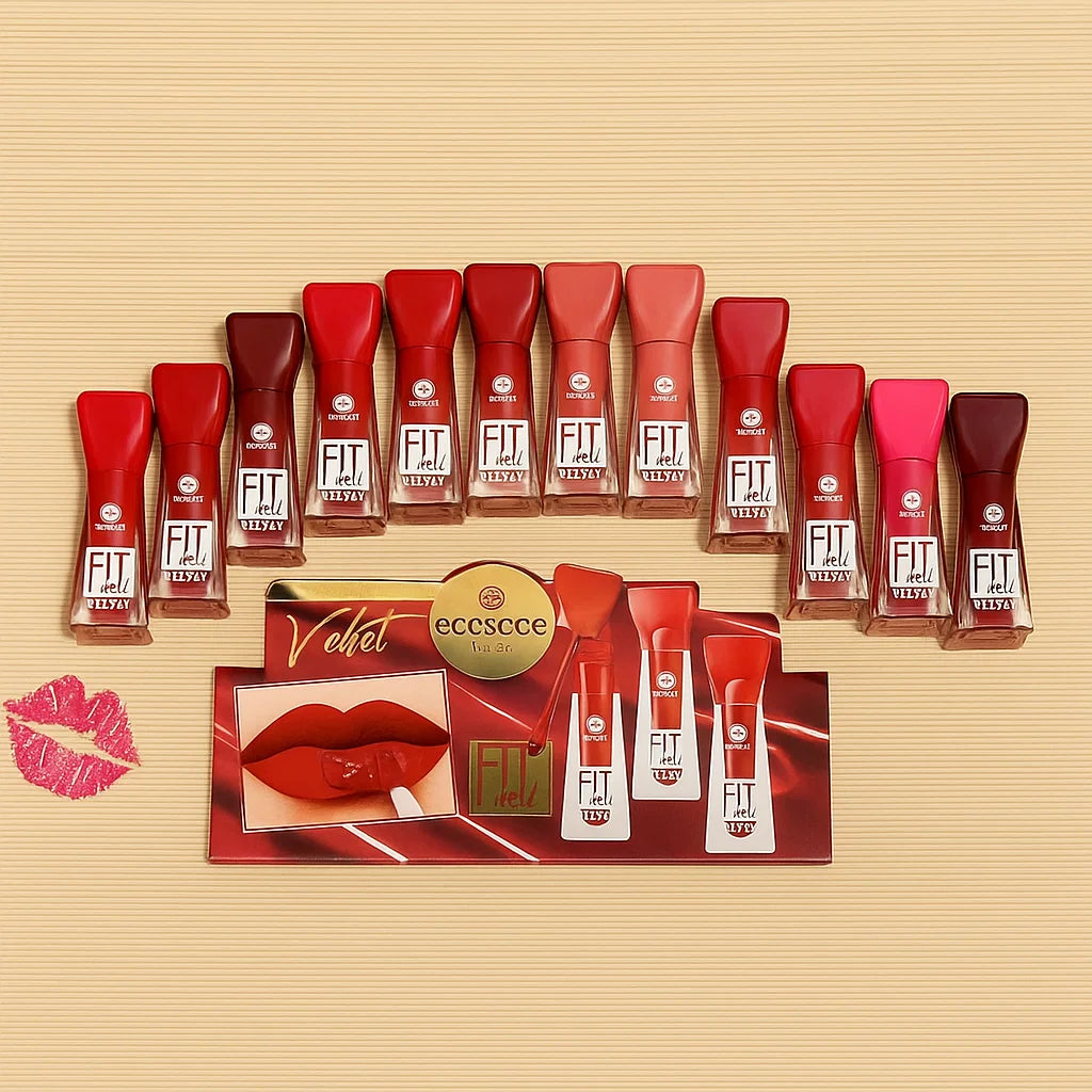 Fit me Velvet Lip Gloss- 12 Pcs