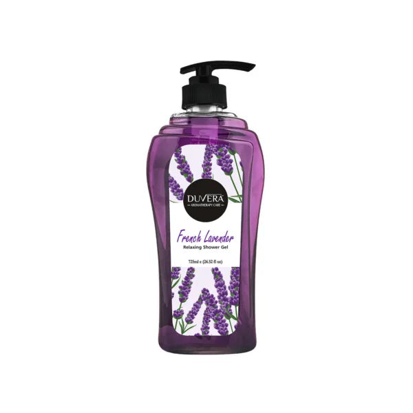 Duvera French Lavender Relaxing Shower Gel - 725ml
