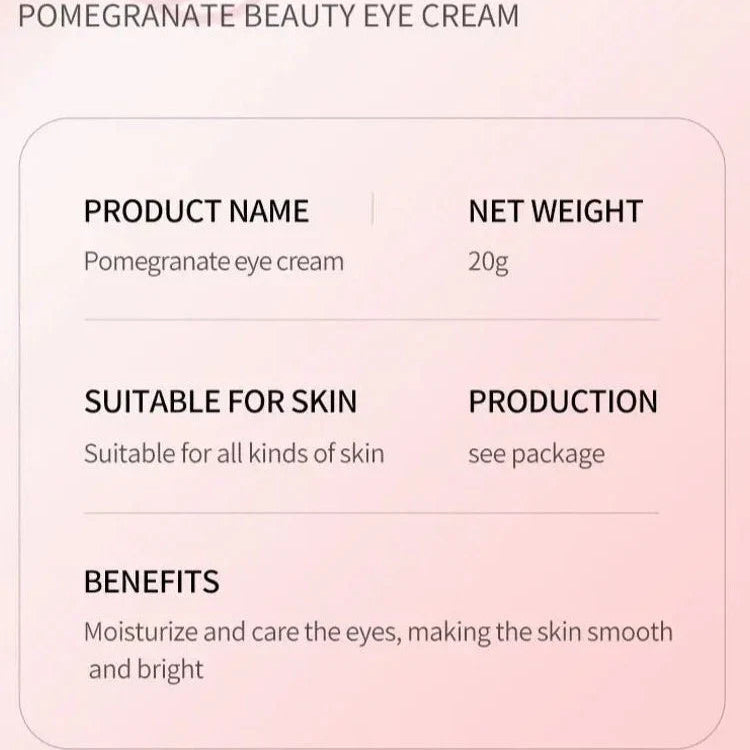 SADOER Pomegranate Fresh Brightening Eye Cream  - 20g