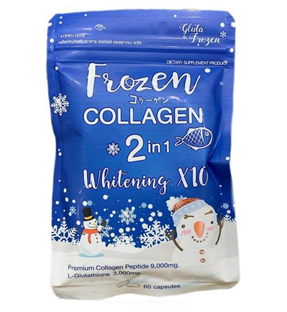 Frozen Collagen 2 in 1 Whitening Caps - 60 Capsules