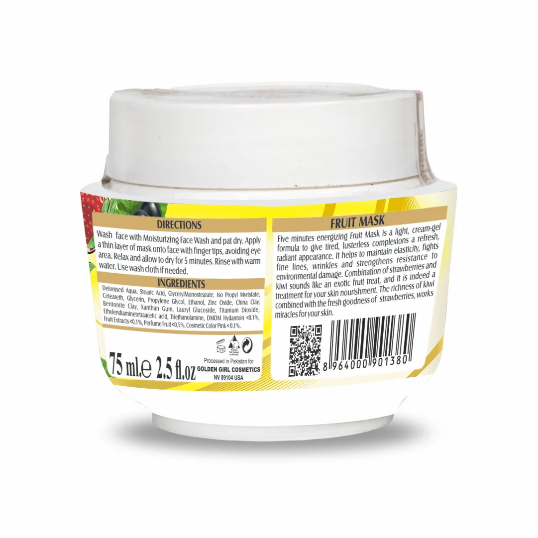 Soft Touch Fruit Mask - Strawberry & Blackcurrant