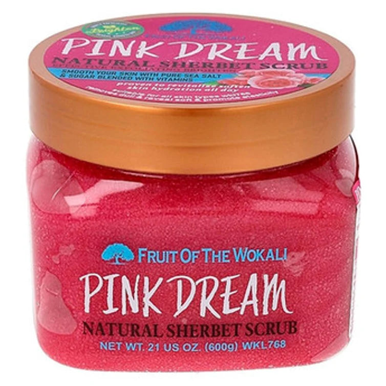 Fruit of Wokali Pink Dream Natural Sherbet Scrub - 600g
