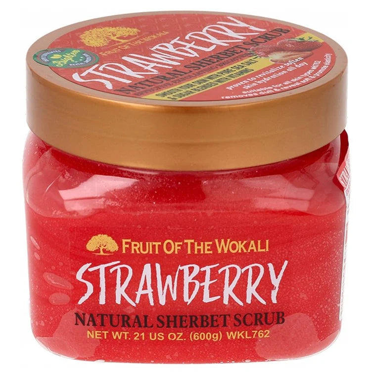 Fruit of Wokali Strawberry Natural Sherbet Scrub - 600g