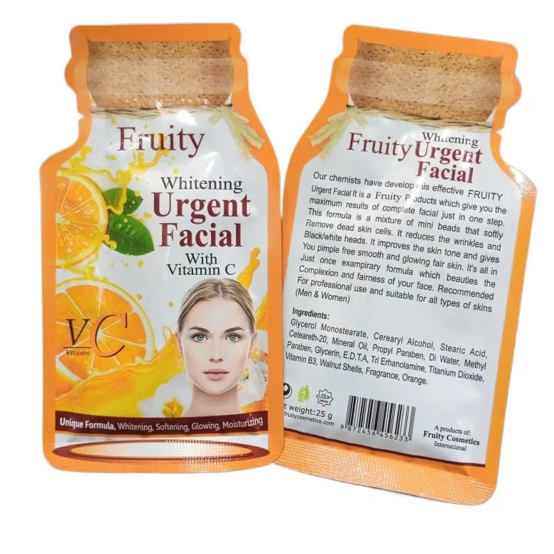 Fruity Whitening Urgent Facial