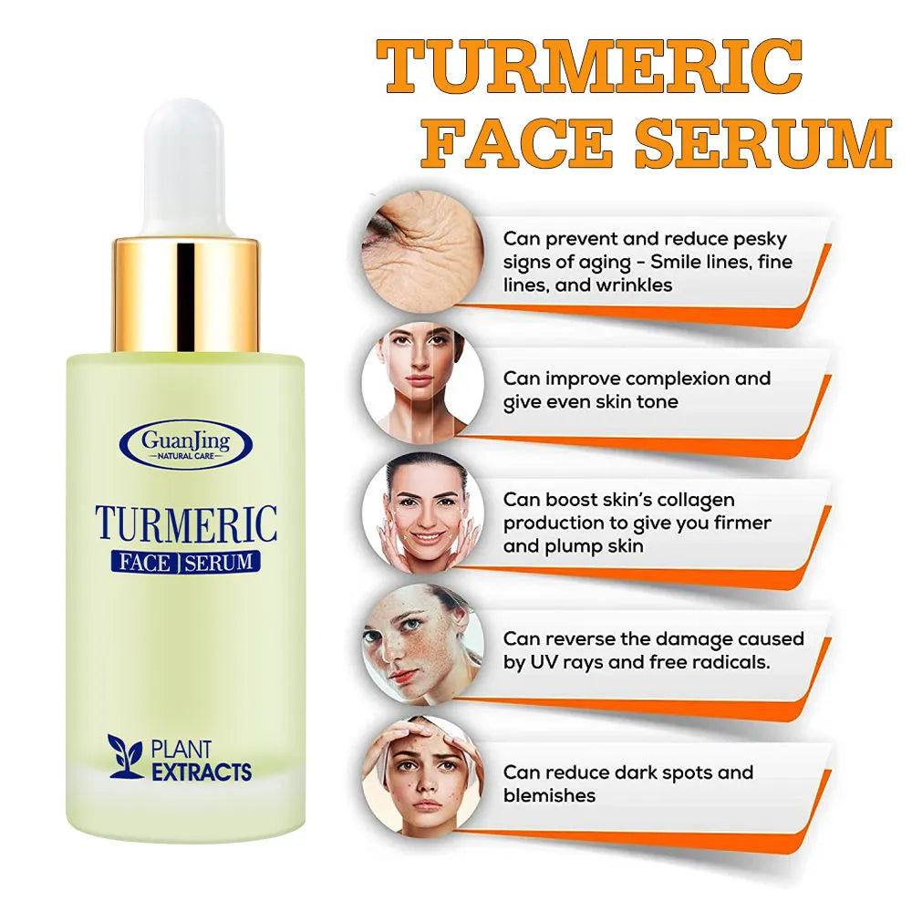 GUANJING Turmeric Extract Anti Wrinkle Face Serum