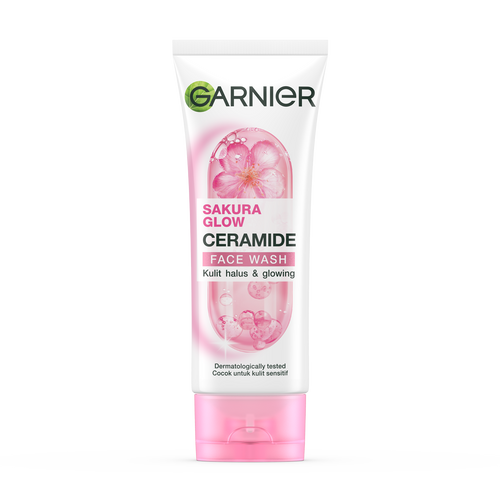 Garnier Sakura Glow Ceramide Face Wash - 100ml