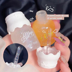 Gege Bear Lip Honey Gloss Set Moisturizing Mirror Shine