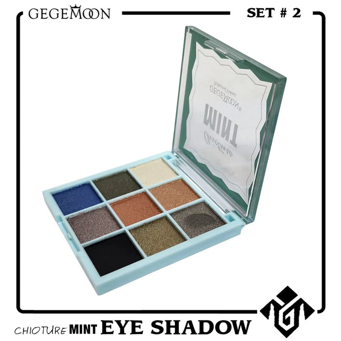 Gege Moon 9 color CHIOTURE MINT Eyeshadow Kit