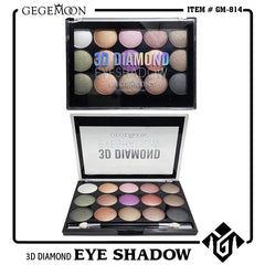 Gegemoon 15 Color 3D Diamond Eyeshadow