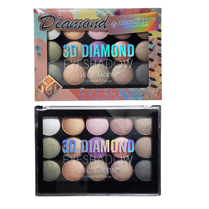 Gegemoon 15 Color 3D Diamond Eyeshadow