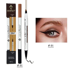 Gegemoon 2 in 1 eyebrow & Eyeliner Pen