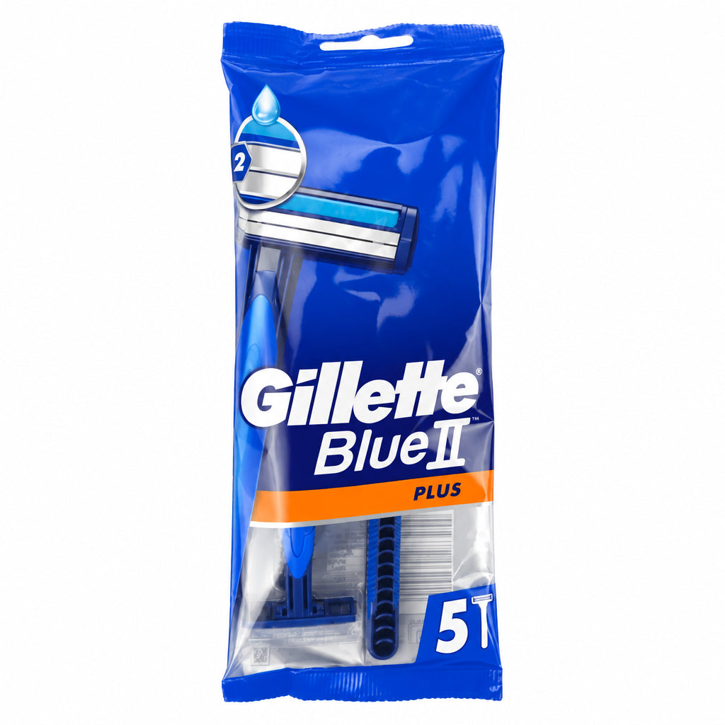 Gillette Blue 2 Plus Razors - 5-Pack