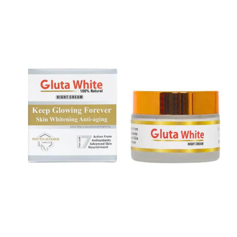 Gluta White Night Cream for Face Whitening & Brightening