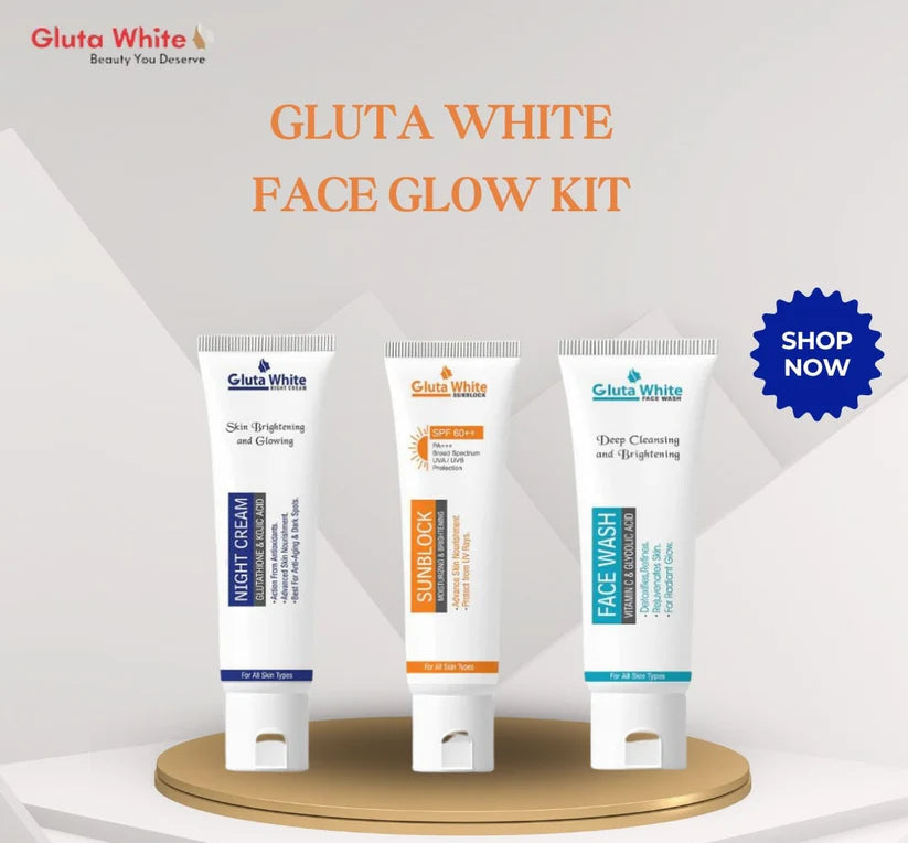 Gluta White Face Whitening Kit Trio Pack