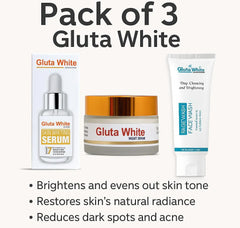 Gluta White Skin Care Bundle – Pack of 3