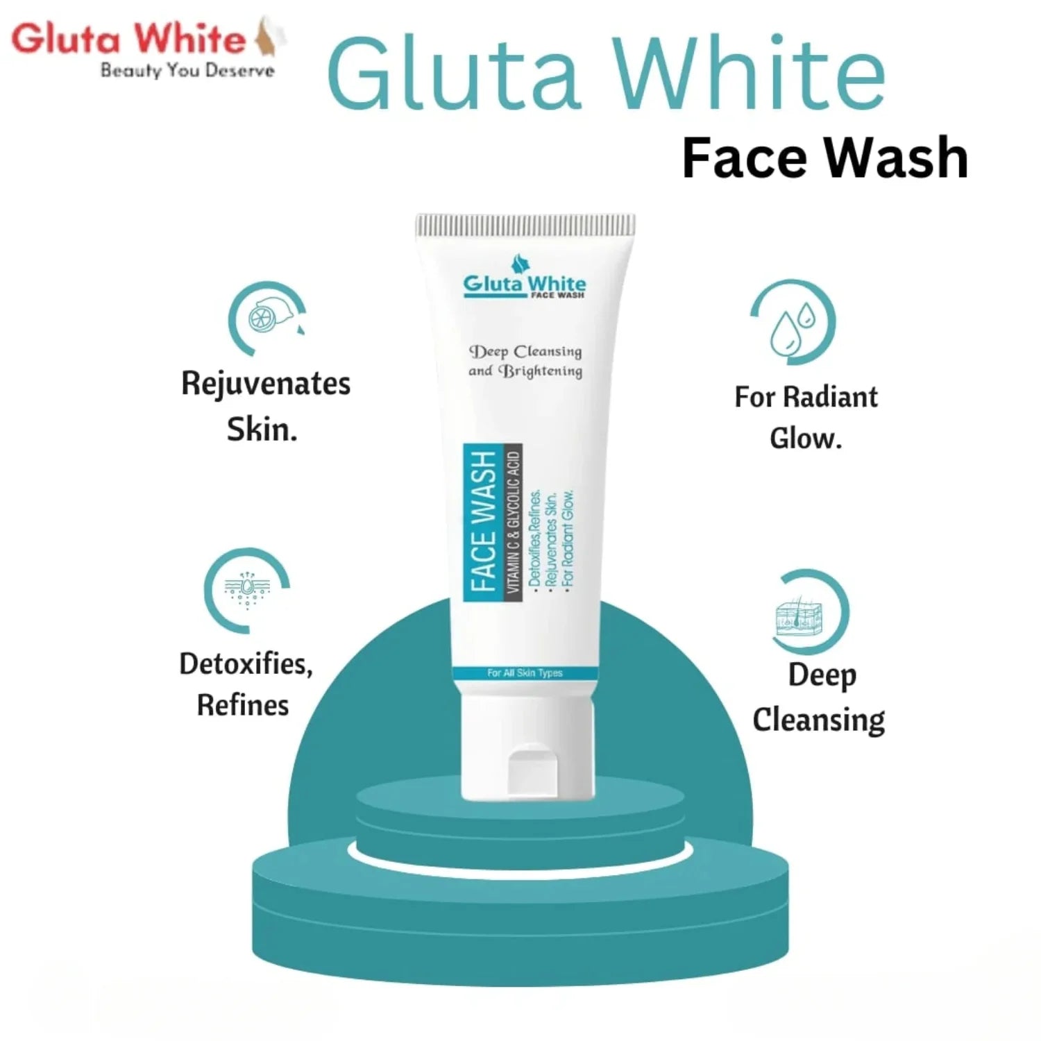 Gluta White Skin Care Bundle – Pack of 3