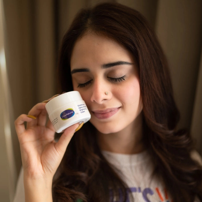 Glow Natural Glutathione Alpha-Arbutin Skin Brightening Cream - 50g