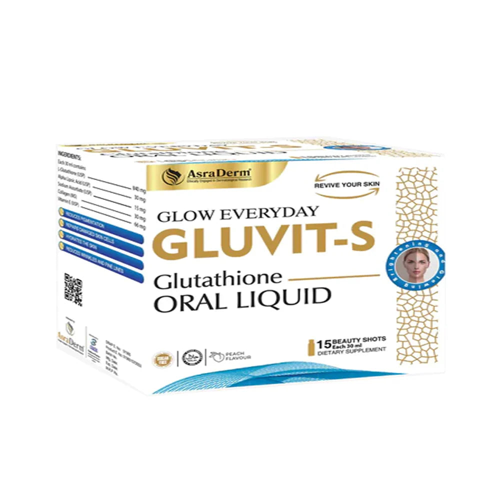 Asra derm Gluvit-s Glutathione Oral Liquid 30ml