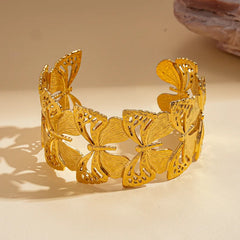 Stainless Steel Butterfly Cuff - Each