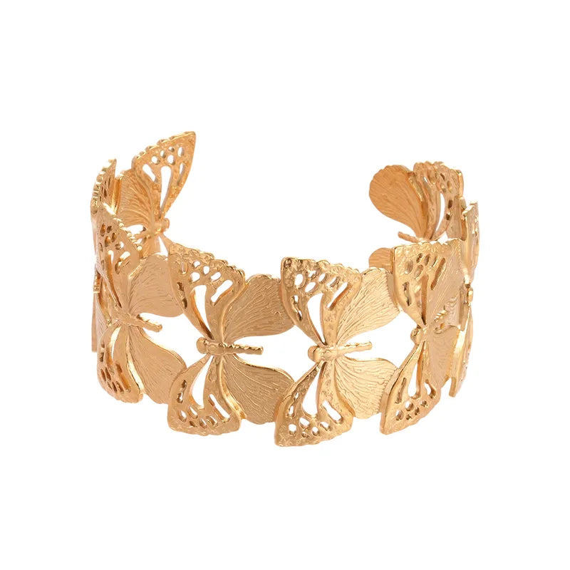 Stainless Steel Butterfly Cuff - Each