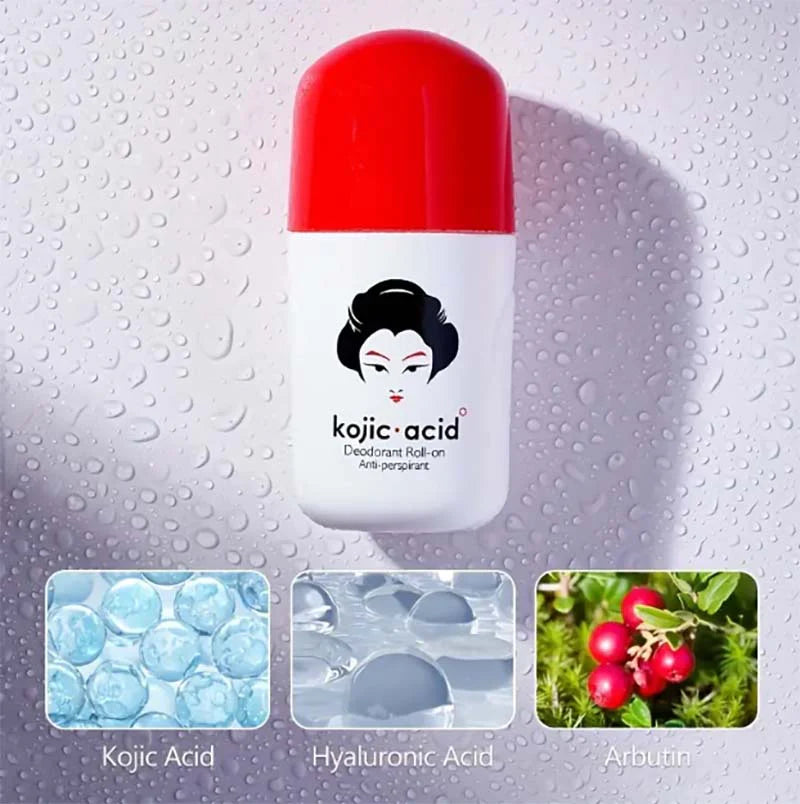 GuanJing Kojic Acid Deodorant Perfume Underarm Roll On - 50ml