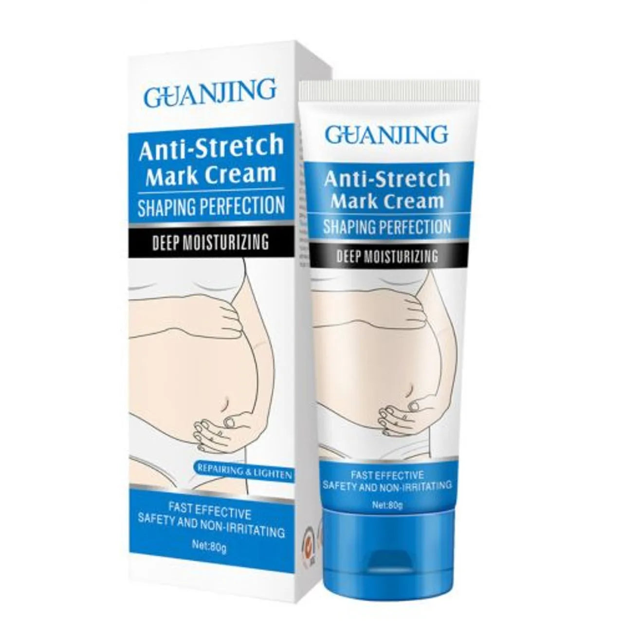 Guanjing Remove Stretch Marks Cream Anti-Wrinkle Maternity Skin Repair - 80g