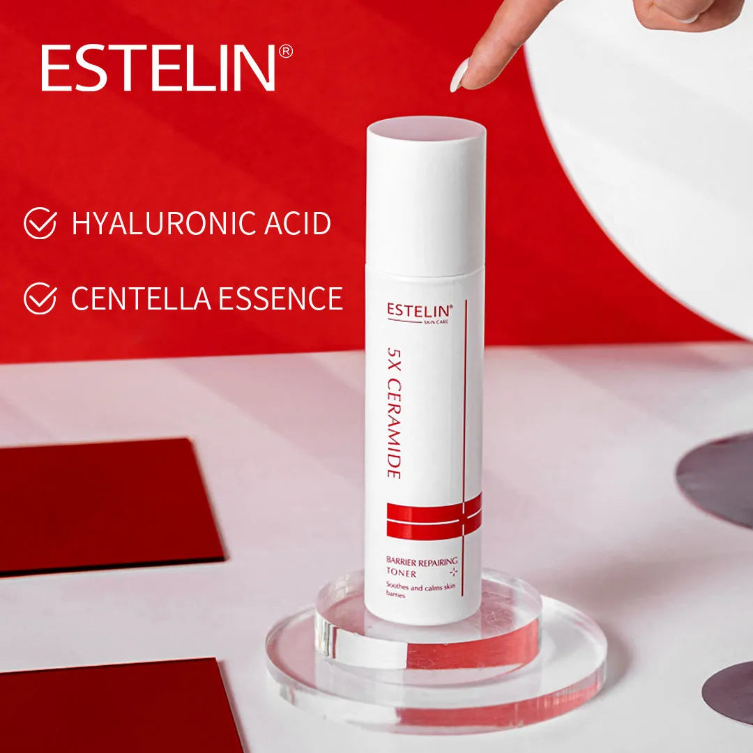 ESTELIN 5X Ceramide Moisturizing Smoothing Essence Toner - 100ml