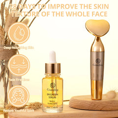Guanjing Nourishing Vitamin E Skin Care Set with Brightening Serum & Electric Facial Massager