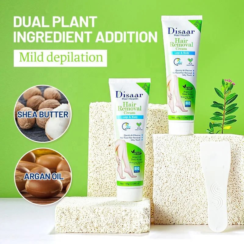 Disaar Shea Butter Hair Removal Cream For Dry Skin - 100g
