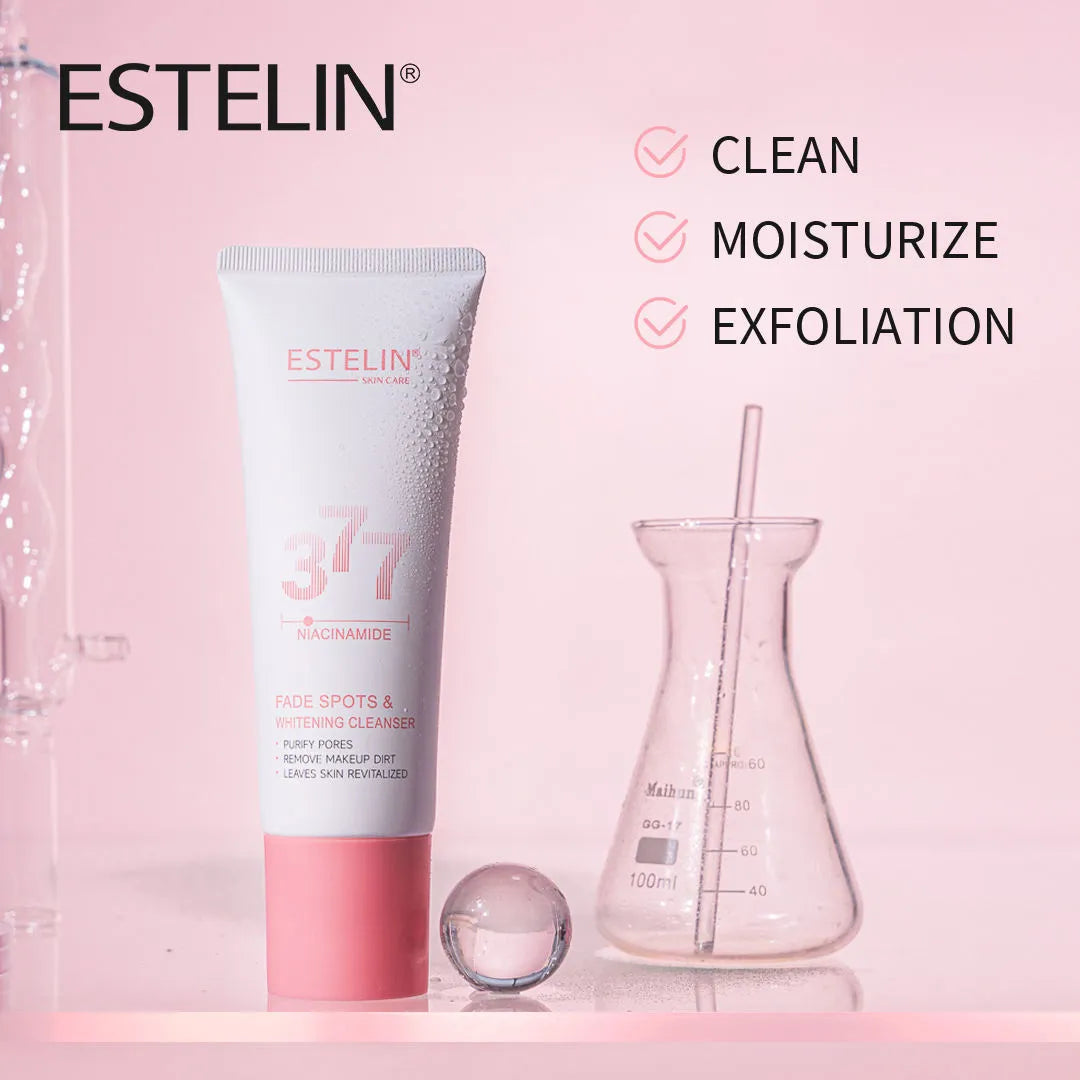 ESTELIN  Niacinamide Whitening Fade Spots Facial Cleanser - 120g