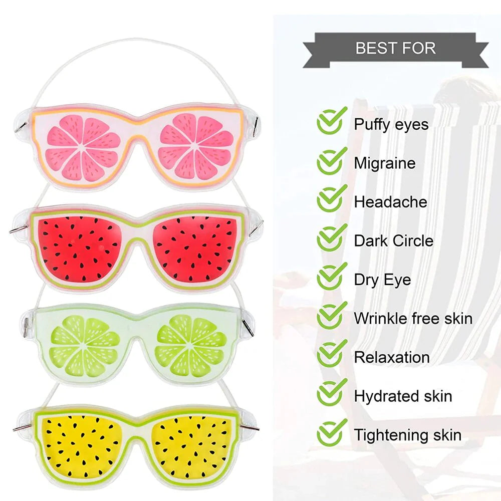 Fruit Ice Compress Eye Gel Mask