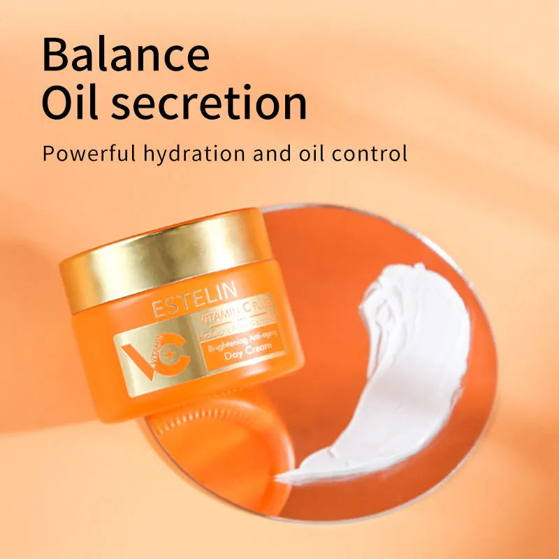 ESTELIN Vitamin C Plus Day And Night Cream - 50ml Each