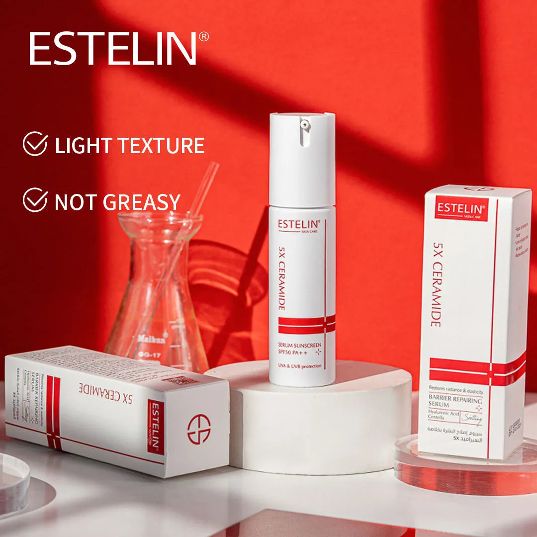 ESTELIN 5X Ceramide Ultra Hydrating Serum Sunscreen - 60g